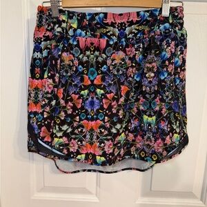 Lululemon Athletica Colorful Floral Mini Skirt